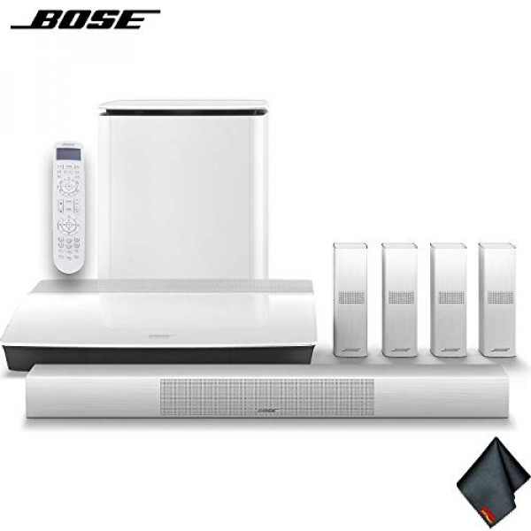 Durf band Bestuiver Bose Lifestyle 650 Home Theater System with OmniJewel Speakers (White)