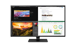 LG 43” IPS UHD 4K Monitor with USB Type-C, 4 HDMI, OnScreen Control, Remote & HDCP 2.2 Compatible